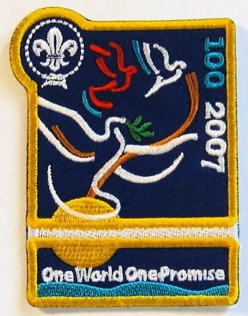 Scout Badge - Centenary 2007 - One World One Promise - New