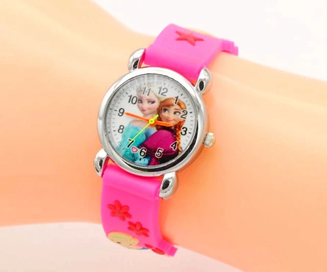 Montre enfant LA REINE DES NEIGES  personnages 3D Neuve