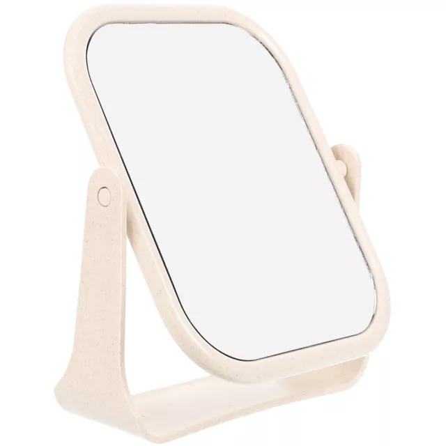 Plastic Desktop Double Sided Makeup Mirror Office Table for