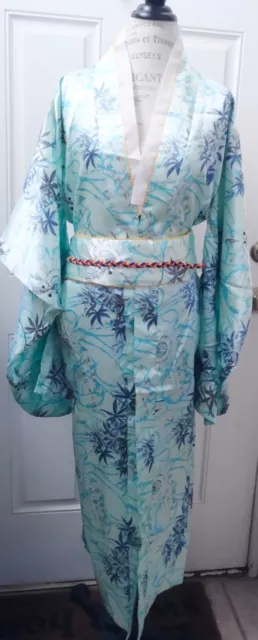 NEW Asian/Japanese traditional kimono/costume/cosplay with “obi” and “pillow”