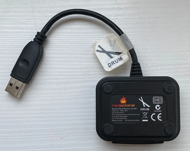 GUITAR HERO RICEVITORE per Drum Set Sony Playstation 3 PS3 Dongle