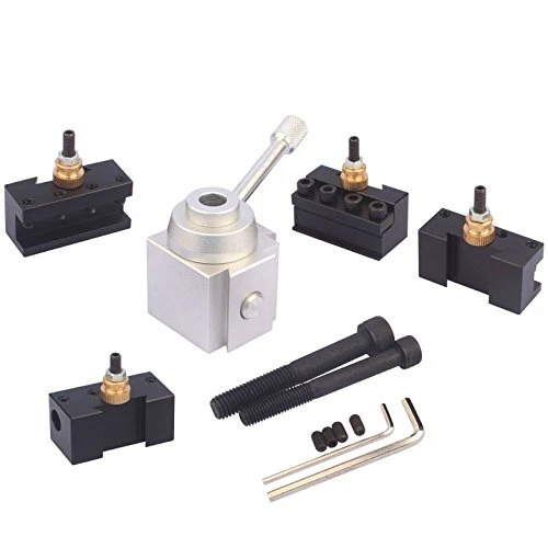 Mini Lathe Quick Change Tool Post & Holders Multifid Tool Holder Kit Set for ...