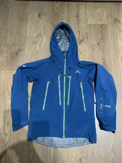 Mountain Equipment Men’s Changabang Gore-Tex Pro Jacket Size Small Blue Marine