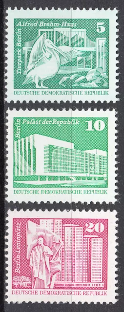 DDR 1980 Mi. Nr. 2483-2485 Postfrisch ** MNH