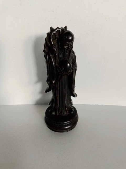Antique Oriental Carved Figure