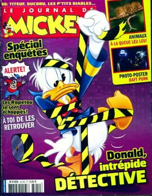 3093960 - Le journal de Mickey n°3219 : Donald, intrépide détective - Collectif