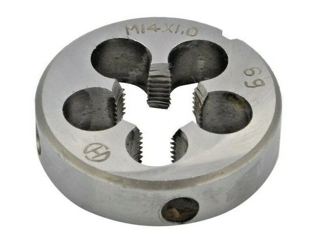 Right Hand Metric Die  M14 x 1.0 Thread HSS