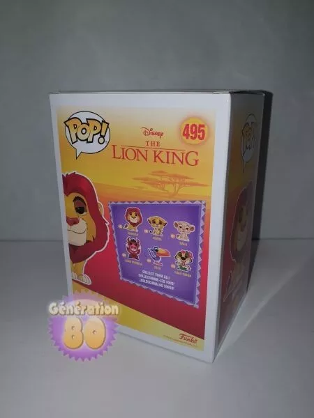 Funko Pop Mufasa 495 Disney The Lion King Le Roi Lion Pop In A Box Exclusive 2