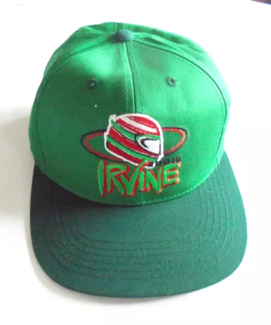 Eddie Irvine F1 Formula 1 Ferrari Jaguar Jordan Racing Official Baseball Cap NWT