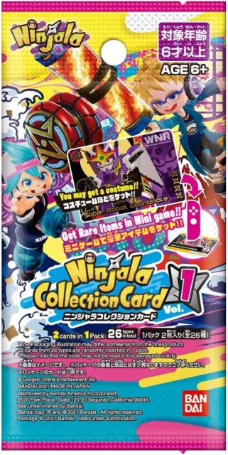 BANDAI Ninjara Collection Card Vol.1 BOX