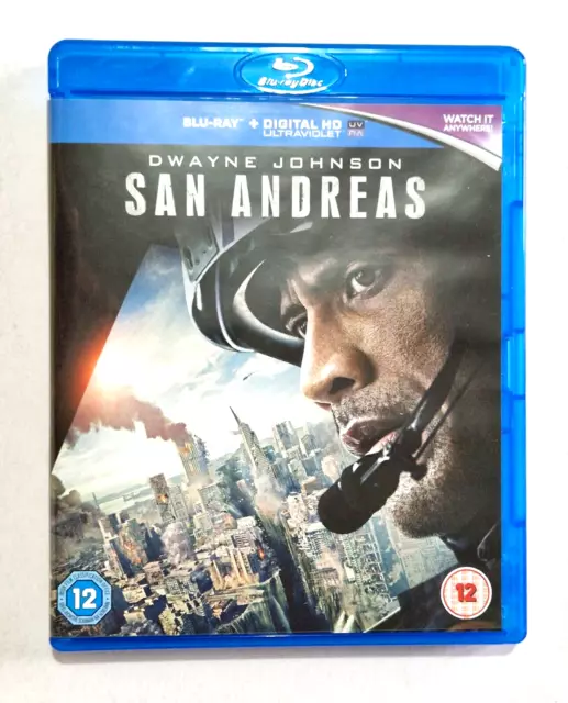 San Andreas BLU RAY Starring Dwayne Johnson