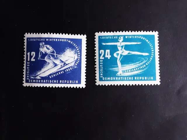 Briefmarken DDR Mi Nr 246/47*, siehe Photos