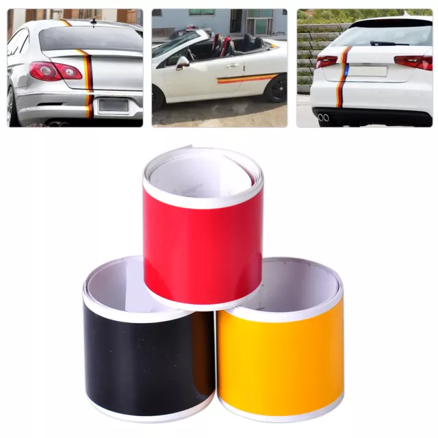Reflective Germany Flag Car Body Strip Sticker Decal Fit for Audi VW BMW Benz lp
