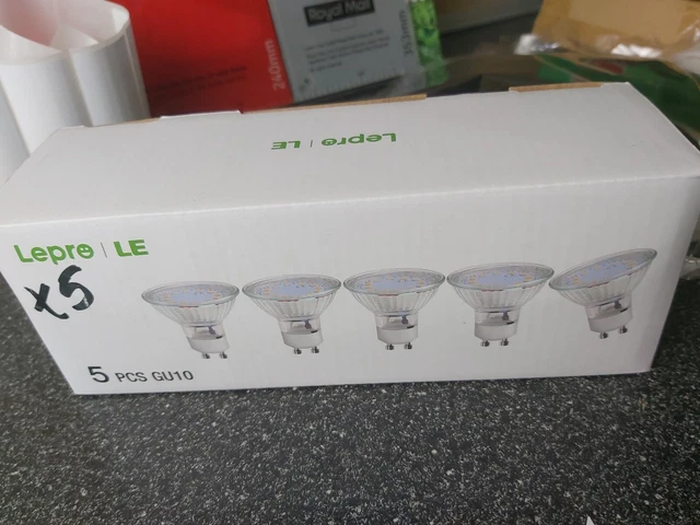 5 x Lepro LE GU10 Glühbirnen. 3w 250lm 2700k Neu
