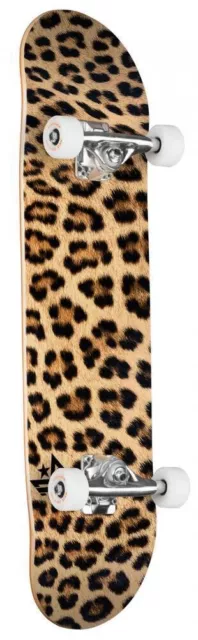 MINI LOGO 8.5" Leopard  Complete skateboard - made by Powell R.R.P. £89.99