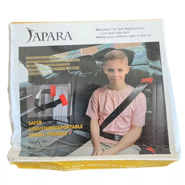 Japara Safe Pocket Size Car Booster Seat Restraint System Travel Airplane Train