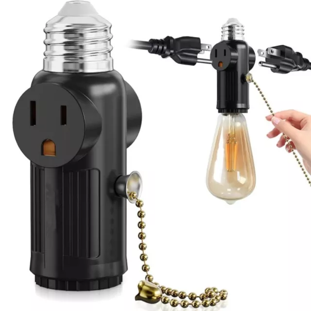 Presa luce a 3 poli per collegare adattatore PBT adattatore lampada garage