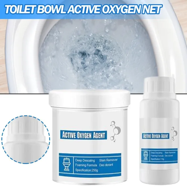 Agente ossigeno attivo 110 g/250 g schiuma detergente WC polvere C