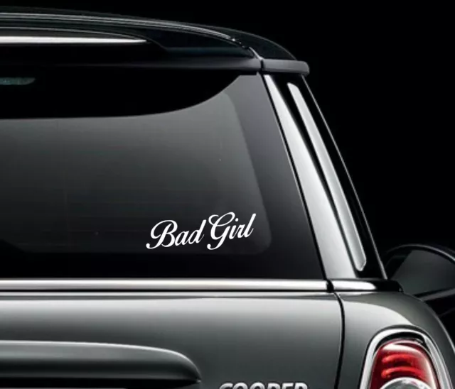 Bad Girl Car Bumper Decal Art Sticker Picture Funny Humour Naughty Dirty Sexy