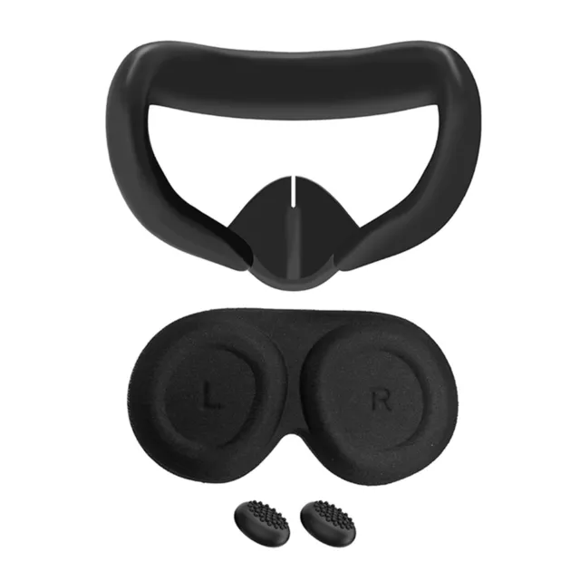 Für Quest 3 VR Headset Face Eye Mask Cover Augenmaske mit Lens Cover Rocker Cap 2