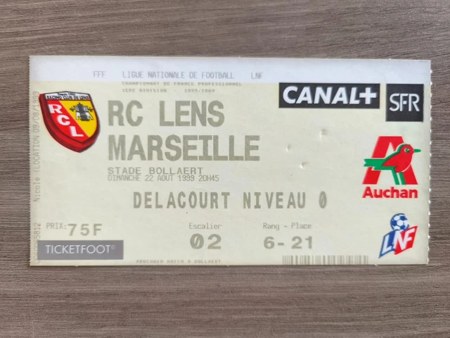 Billet / Place Olympique de Marseille - OM vs Valenciennes - 2011 ( 020