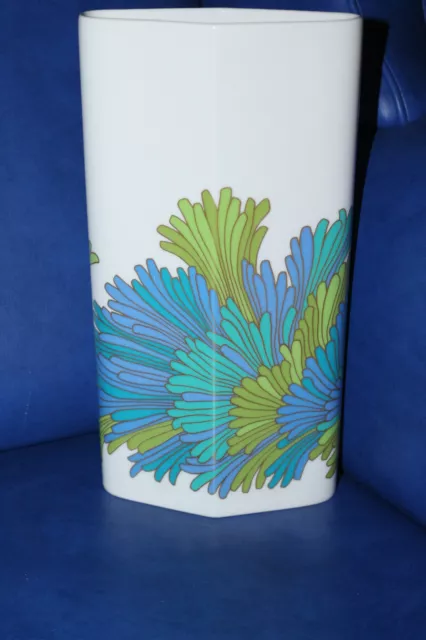 Rosenthal* Vase* Studio-Linie* Rosamunde Nairac* groß* 30cm* grün-blau*toll!
