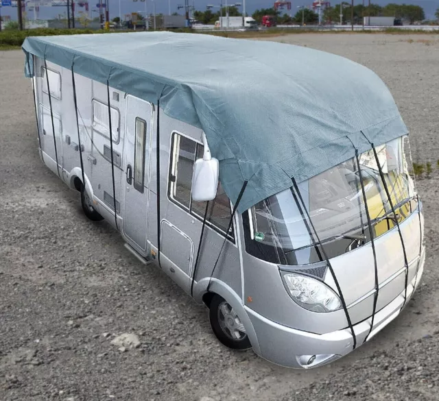 5*3m-8.5*3m Bâche de toit pour camping-car et caravane demi-housse de protection
