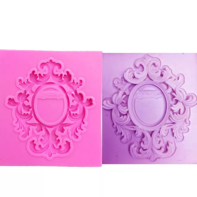 Lace Flower Vine Silicone Mold Wedding Cake Decorative Mould DIY Fondant Art 1PC