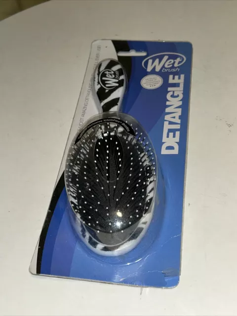 New Wet Brush Original Detangler Hair Brush - Zebra (Safari) - All Hair Types