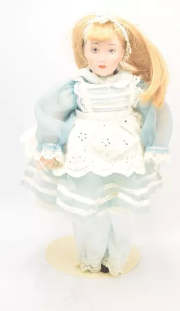 Vintage Danbury Mint 1987 Alice in Wonderland Porcelain Doll