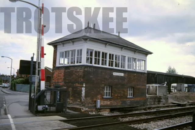 35mm Slide BR British Railways Scene View Henwick Signal Box 1986 Original