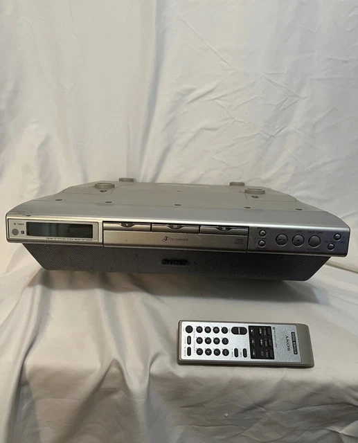 VINTAGE SONY ICFCDK70 Under AM/FM Radio CD MP3 Player with