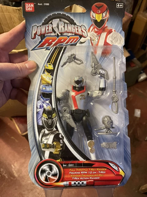 POWER RANGERS RPM Action Figure Full Throttle Paleomax T-REX RANGER New ...