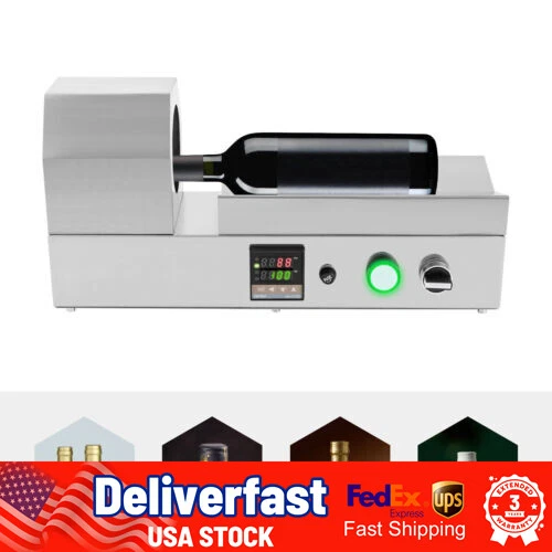 PVC Heat Shrinkable Plastic Bottle Cap Red Wine Shrink Machine Sealing Machine！！