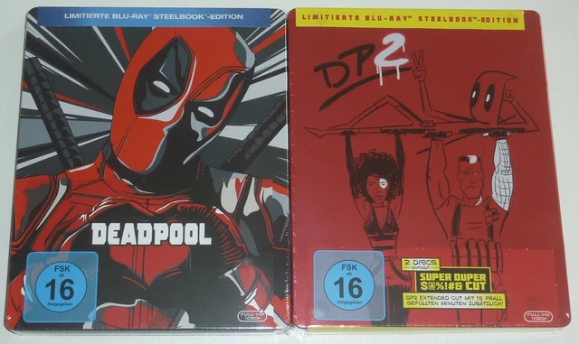 DEADPOOL 1 & 2 Blu-Ray Steelbook Im Set Neu & Ovp Sealed X-Men Extended ...
