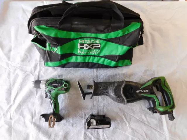 Hitachi 18V 1/2" Drill/Hd Recip Saw/Battery/Bag-Benefits Denver Tool Library Hitachi 18V 1/2" Drill/Hd Recip Saw/Battery/Bag-Benefits Denver Tool Library