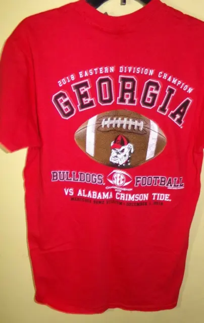 Alabama Crimson Tide vs Georgia Bulldogs Eastern Division Champion 2018 T-shirt