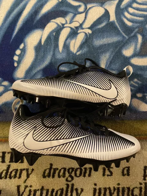 NIKE VAPOR STRIKE 5 TD Football Cleats Black White Lace Up 833407