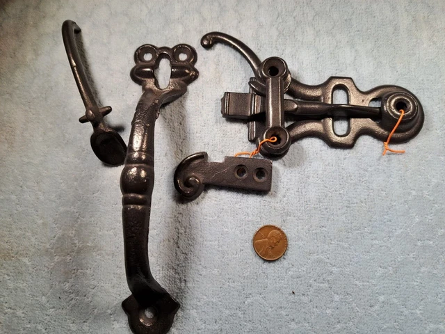 Roggins Thumb Latch Restored Cast Iron