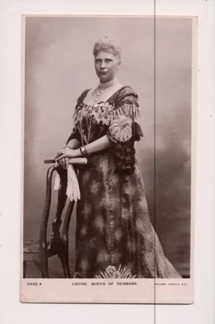 Vintage Postkarte Prinzessin Louise Von Schweden Queen Of Dänemark