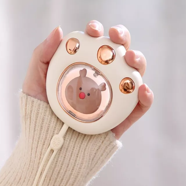 Cute Cartoon USB Rechargeable Hand Warmer - Portable Cat Paw Design 2