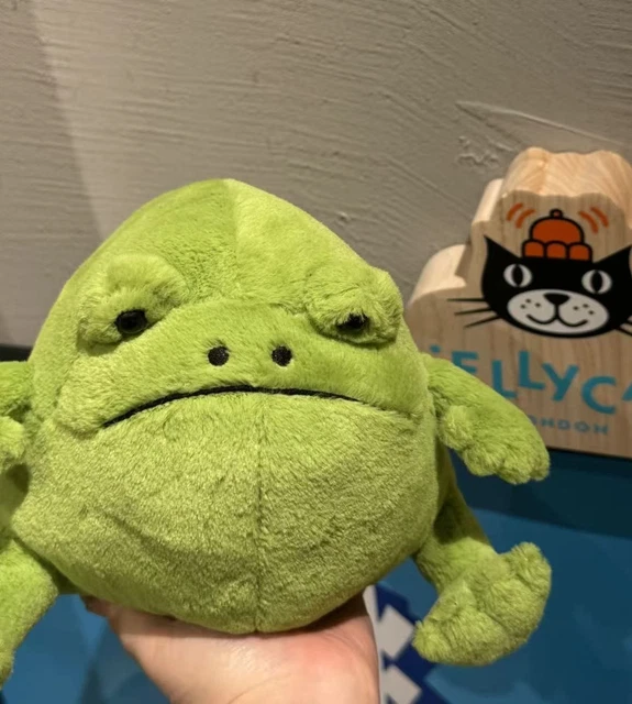 JELLYCAT RICKY RAIN-FROG Green Doll Brand New with Label and Dust Bag ...
