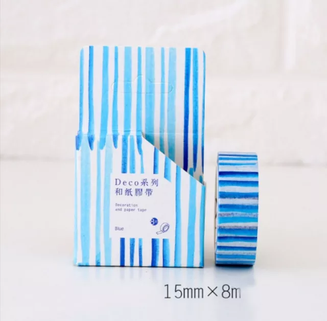 Japan Washi Tape Blue 15mmx8m MT1262