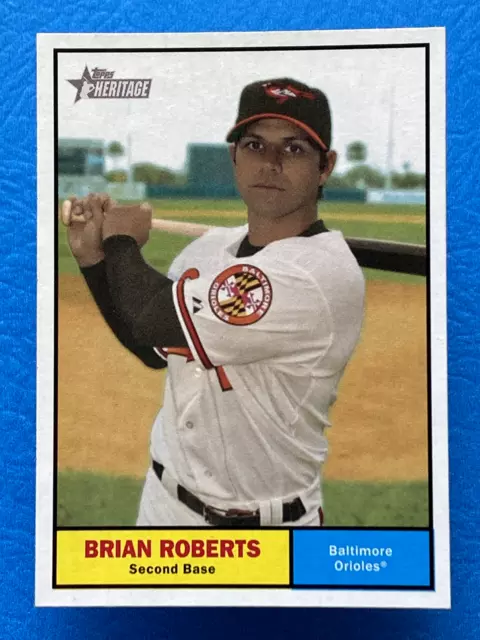 2010 Topps Heritage Brian Roberts #10