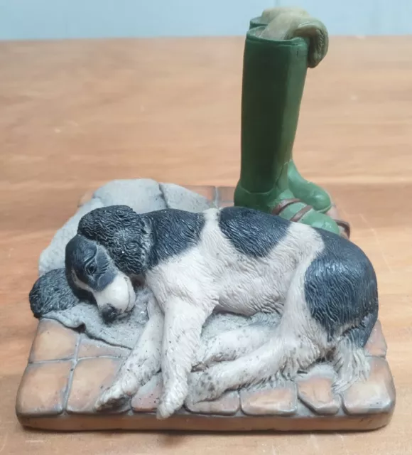 Rare Dog Teviotdale Figure Ornament. Vintage Signed 1984 (F)