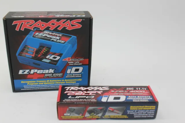 Traxxas TRX 2994 GX POWER PACK EZ-Peak Plus Ladegerät + 1x ID LiPo 11,1V 4000mAh