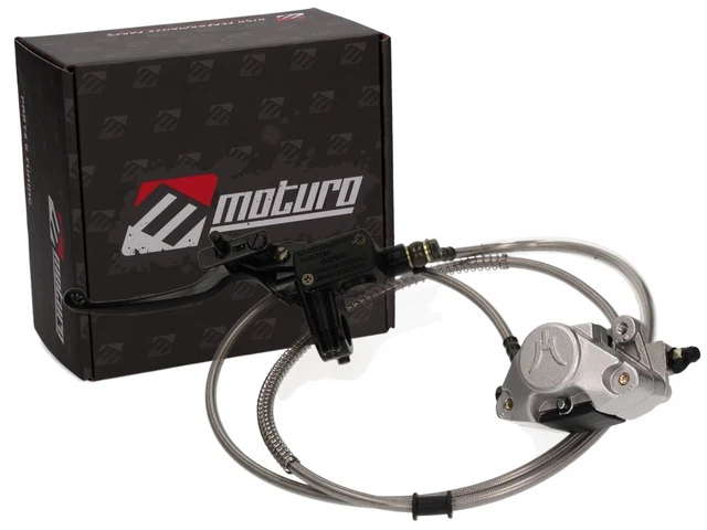 Moturo Sistema Frenante Kpl Argento 1750mm Tipo 7 per 110ccm fino A 250ccm Quad