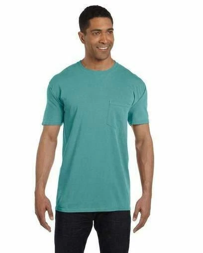 stafford performance heavyweight crewneck pocket tee