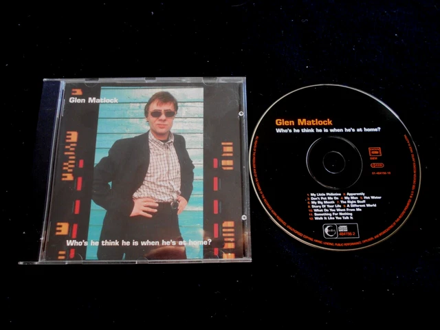 Glen Matlock/Who's He Think He Is When He's At Home/Cd/Punk/French 1996