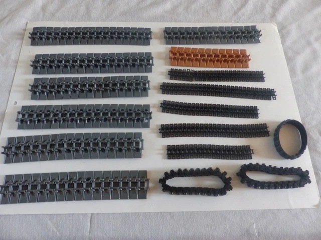 Lego : Lot de chenille diverse pour chantier et autre